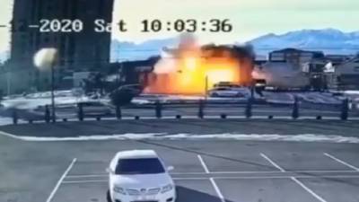 Продавец погиб при взрыве оружейного магазина. Видео