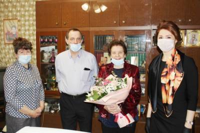 Рокотянская поздравила почетного гражданина Рязани Юлию Балакину с днем рождения