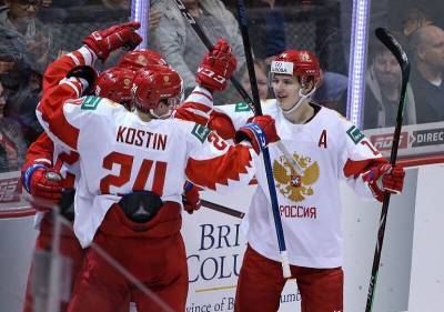 Молодежная сборная России провела первую тренировку перед ЧМ в Канаде