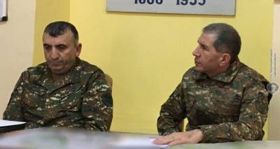 Начальник Генштаба ВС Армении Оник Гаспарян побывал с визитом в Сюнике