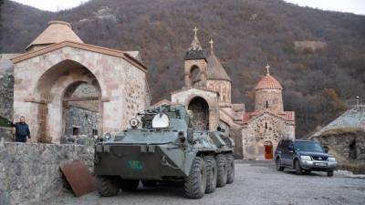 Россия и Турция договорились о контроле за прекращением огня в Карабахе