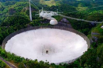 "Печальный день для астрономии": в Пуэрто-Рико разрушился знаменитый телескоп Аресибо (фото, видео)