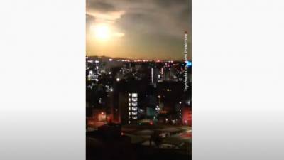 В небе над Японией взорвался загадочный огненный шар (ВИДЕО)
