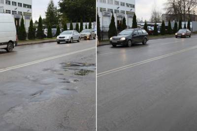 Улицу Ижорского батальона в Пскове отремонтировали за полтора месяца