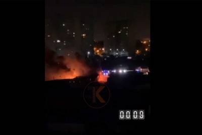 В Краснодаре ночью потушили пожар на улице Автолюбителей