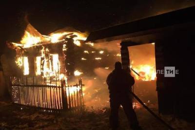 В Буинском районе Татарстана в пожаре погиб мужчина