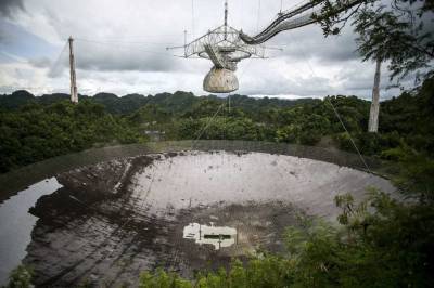 В Пуэрто-Рико разрушился один из крупнейших в мире радиотелескопов