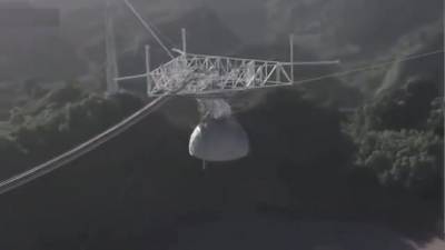 В Пуэрто-Рико обрушился радиотелескоп "Аресибо"