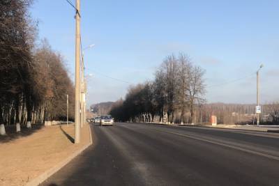 В Туле завершили ремонт Московского шоссе