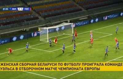 Женская сборная Беларуси по футболу уступила команде Уэльса в матче отбора на чемпионат Европы