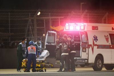 Грожан выписан из больницы после ужасной аварии на Гран-при Бахрейна
