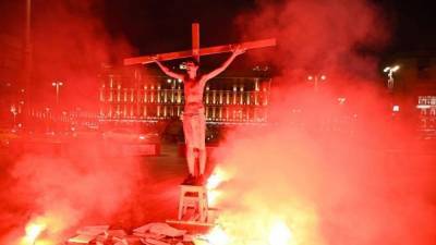 Активиста Павла Крисевича отчислили из-за акции в образе Христа