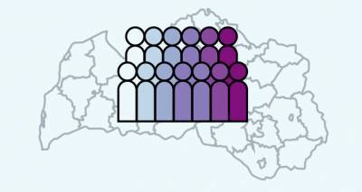 Новая карта Латвии: население по регионам