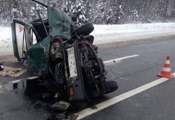 Водитель «Оки» погиб в аварии на трассе в Сокольском районе