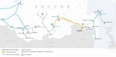 "Газпром" за год работы по "Силе Сибири" поставил в Китай 3,84 млрд куб. м газа