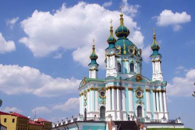 Впервые после пяти лет реставрации украинцы смогут попасть внутрь Андреевской церкви в Киеве