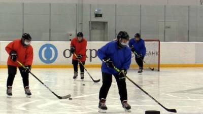 Бабушки-хоккеистки из архангельского села хотят выйти на лед с президентом