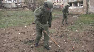 Российские миротворцы обезвредили в Карабахе более 1100 взрывоопасных предметов