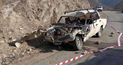 В Араратской области машина упала в ущелье, есть жертва