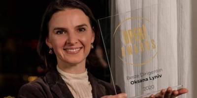 По версии Oper! Awards. Оксана Лынив стала лучшим дирижером 2020 года в Германии