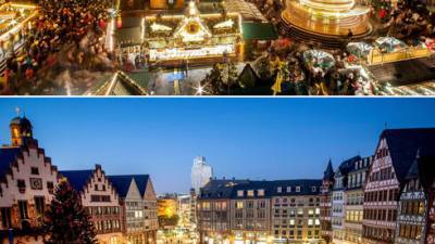 Сравните, как выглядела Европа перед прошлым Рождеством и как - в год пандемии