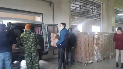 Астраханская область получила гуманитарную помощь от "Красного креста"