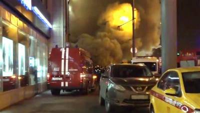 Власти Москвы назвали возможную причину пожара в коллекторе