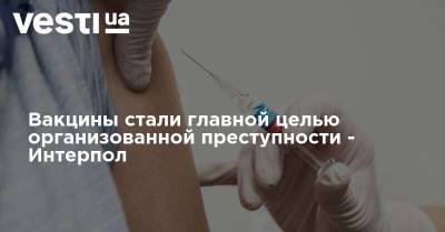 Вакцины стали главной целью организованной преступности - Интерпол - vesti.ua