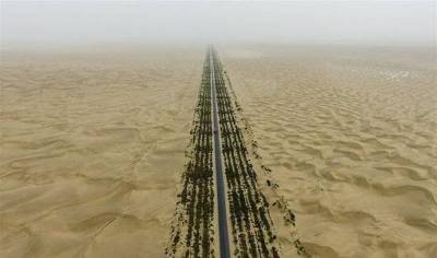 Как и зачем китайцы построили 500 км дороги в пустыне? » Тут гонева НЕТ!