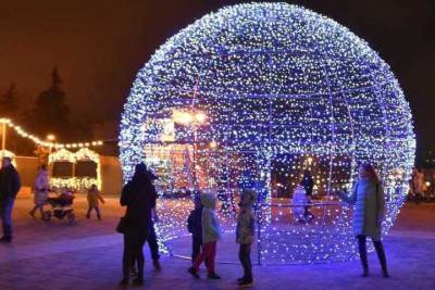 На Ставрополье открыли парк новогодних развлечений