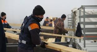 МЧС России доставило в Степанакерт стройматериалы для жителей Нагорного Карабаха