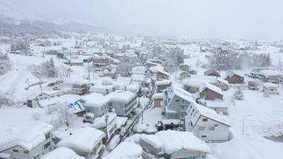 Японская деревня Юдзава установила рекорд по толщине снежного покрова.