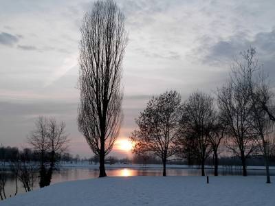 Мокрый снег и дождь ожидаются местами по Беларуси 19 декабря