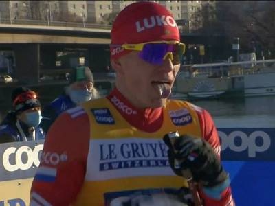 Большунов выиграл в Дрездене и далеко уехал от Клебо в Кубке мира по лыжам