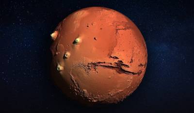 Тайный знак: на поверхности Марса появилась фигура ангела (фото)