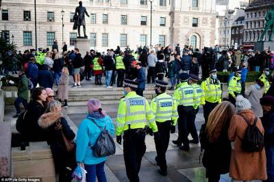 В Лондоне задержали 29 участников акции протеста «ковид-диссидентов»