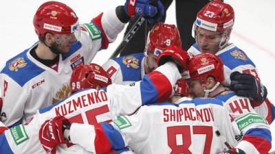 Сборная России стала первой на домашнем этапе хоккейного Евротура