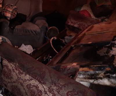 В Смоленской области едва не сгорел единственный житель дома