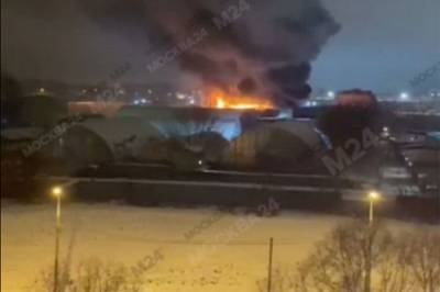 Возгорание на складе в Строгине ликвидировано