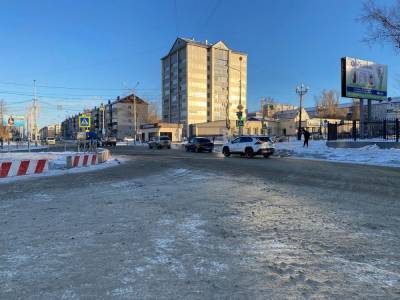В Южно-Сахалинске приоткрыли улицу Комсомольскую