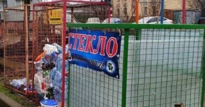 В Калининграде появились ещё два пункта по сбору стекла на переработку