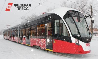 В Пермь на этой неделе поставят шесть новых трамваев «Львенок»