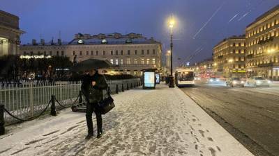 Дожди и мокрый снег ожидают петербуржцев в понедельник