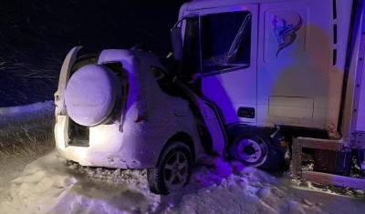 В Краснодарском крае четверо погибли при ДТП Lada Largus с грузовиком