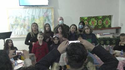 Российские военные провели урок русского языка для детей сирийского Эль-Камышлы