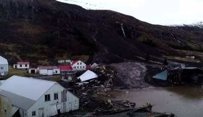 В Исландии целый город эвакуировали из-за селевых потоков и оползней