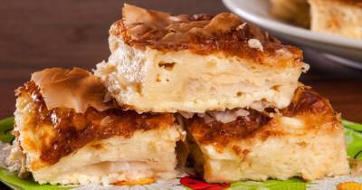 Завтрак по-болгарски: пирог баница с брынзой