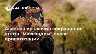 Аксенов исключил сокращение штата "Массандры" после приватизации