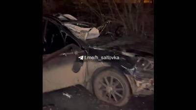 Уходил от столкновения: в Харькове на Окружной вдребезги разбился Nissan Teana, водитель погиб