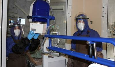 В Тюмени рентгентехника помогает обследовать тяжёлых больных моногоспиталя